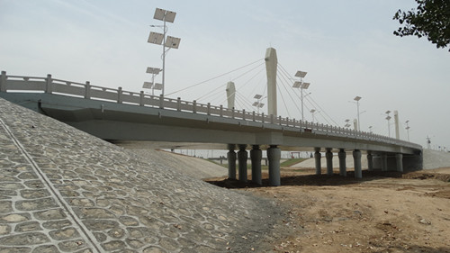 渭河右岸华阴罗夫河口堤防交通桥工程